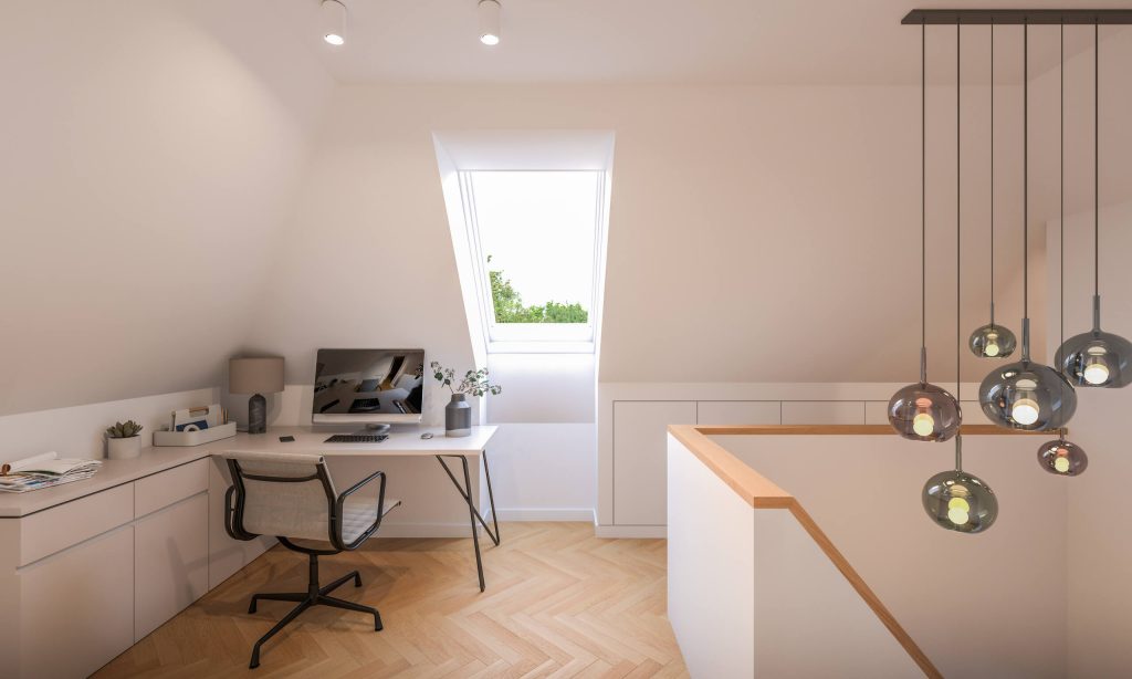 Architektur Visualisierung und 3D Rendering für Wohnbauprojekte, Wettbewerbe, Einfamilienhaus Immobilien München