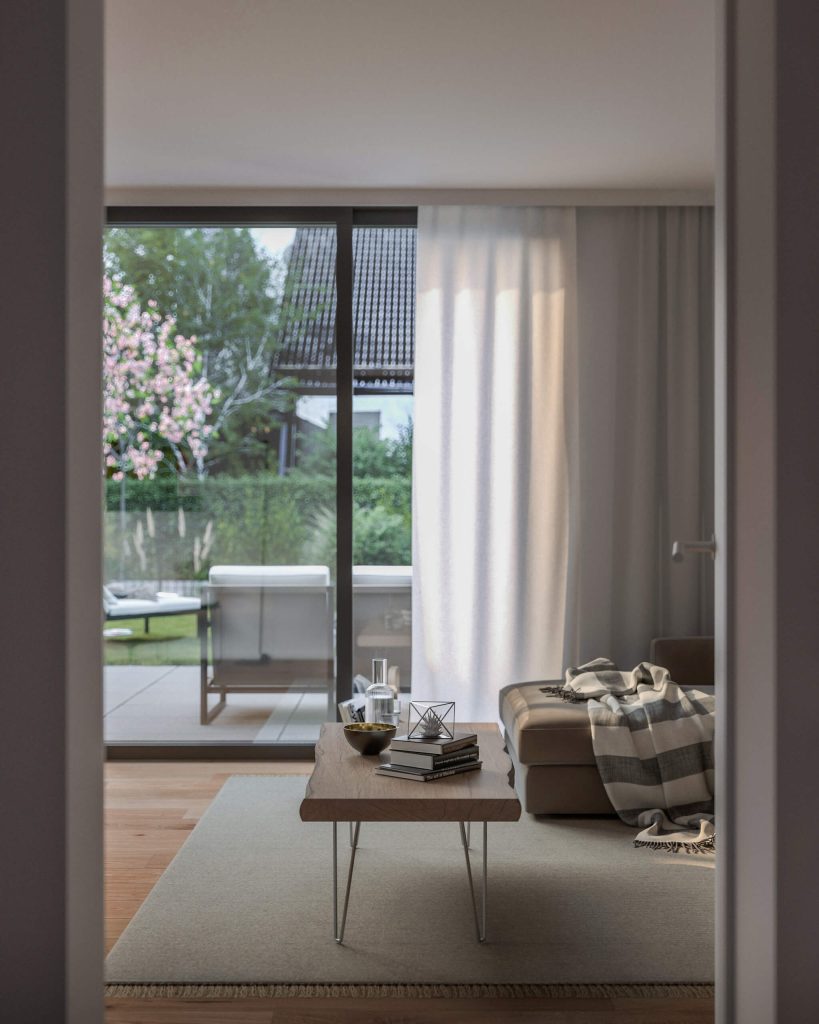 Architektur Visualisierung und 3D Rendering für Wohnbauprojekte, Wettbewerbe, Einfamilienhaus Immobilien München