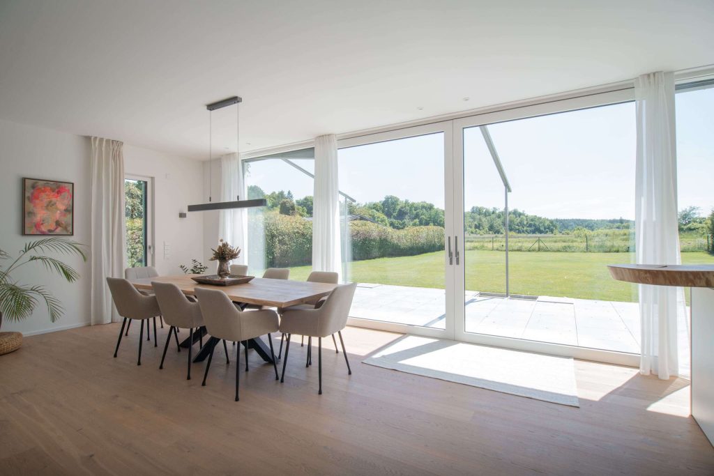 Entwurf Werkplanung und Bauleitung für Neubau eines Einfamilienhauses in Hybridbauweise in Gauting bei München