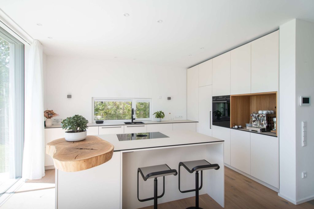 Entwurf Werkplanung und Bauleitung für Neubau eines Einfamilienhauses in Hybridbauweise in Gauting bei München