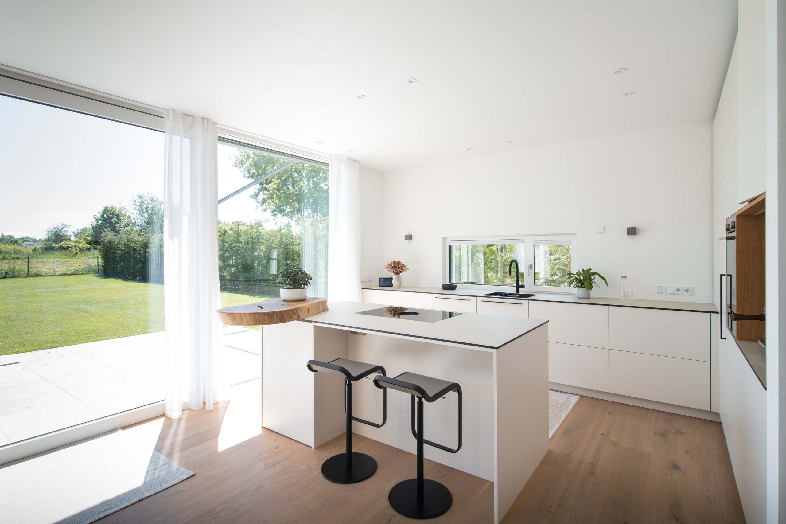 Entwurf Werkplanung und Bauleitung für Neubau eines Einfamilienhauses in Hybridbauweise in Gauting bei München