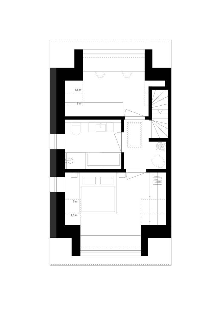 Sanierung, Umbau eines Reiheneckhauses in Großhadern München mit KfW55, Eternit Wellplatte Fassade, Wärmepumpe, Fußbodenheizung