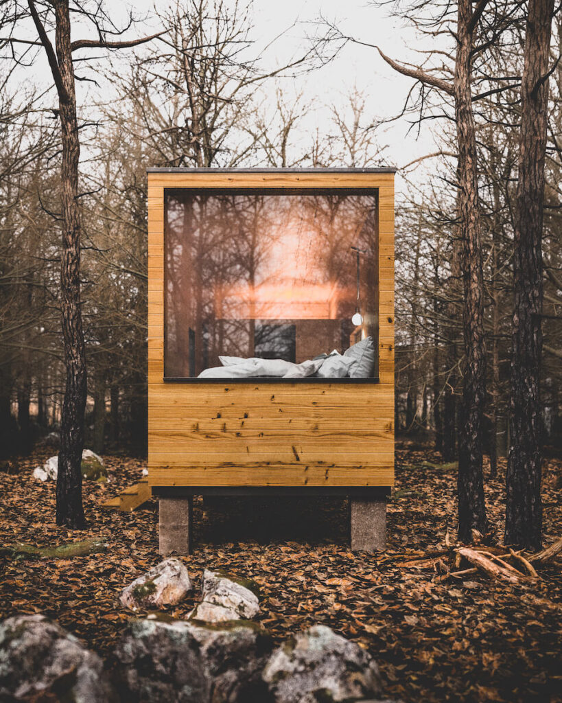 Tiny House 3D Rendering mit Displacement Materialien in Cinema 4D und Vray
