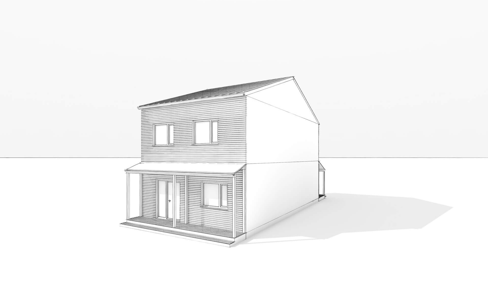 Konzeptstudie und Variantenuntersuchung für eine Wohnsiedlung mit Holzbau in Revelstoke Kanada
